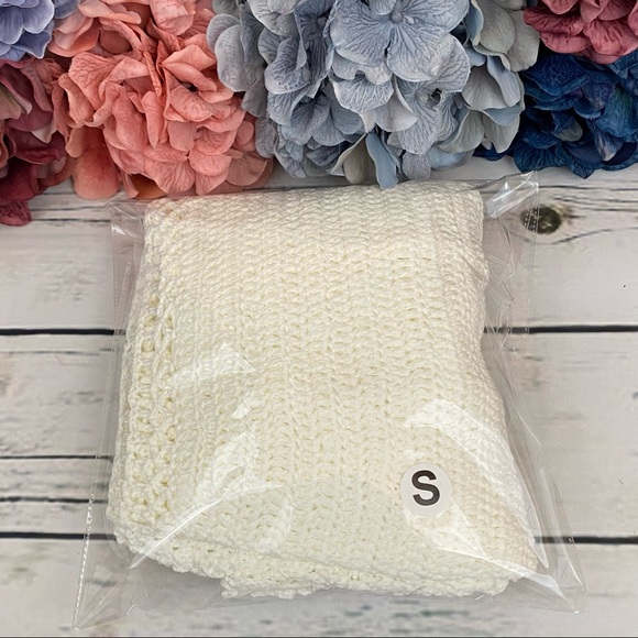 Boho Crochet Lace Up Beach Dress Bikini Coverup - Picture 12 of 14